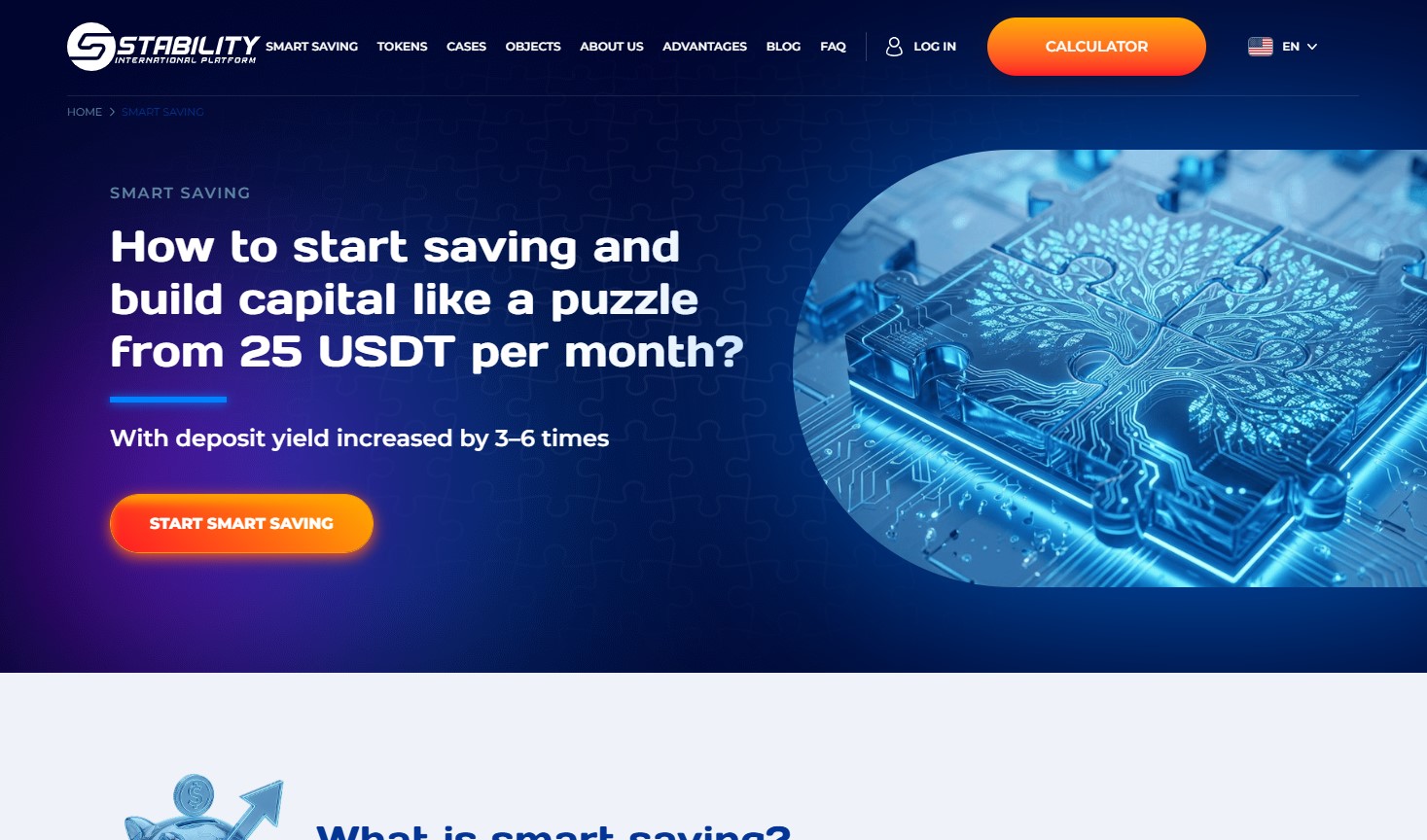 Stability — smart saving platform